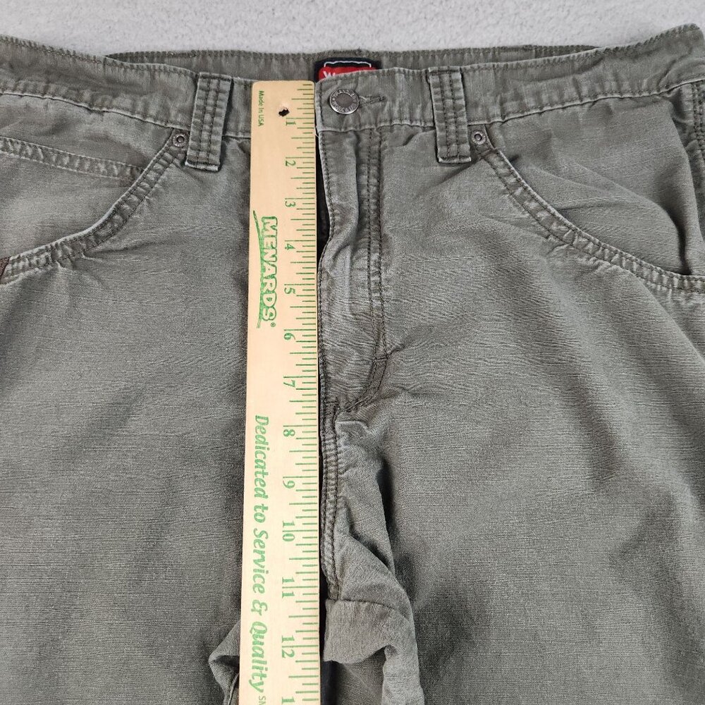 Wrangler Workwear Pants Men's 34x30 Ripstop Straight Leg Green - Picture 4 of 9
